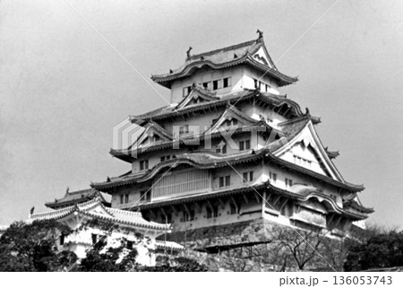 古写真　1957年　姫路城 136053743