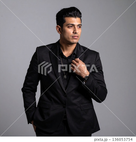 トレンド感ある装いのファッションモデル 136053754