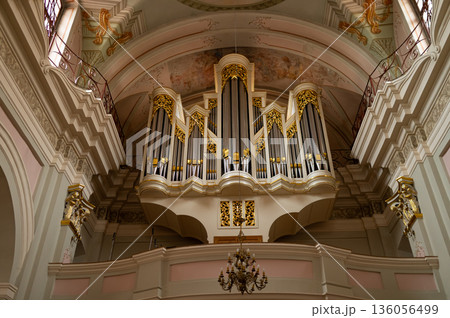 beautiful church organ beautiful church organ 136056499