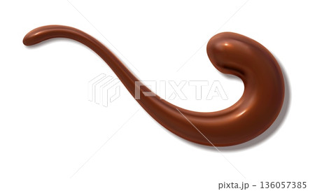 Dark chocolate drizzle, flowing shiny choco syrup swirl and creamy caramel drop. 3d vector liquid chocolate sauce splash. Cocoa glaze drip, isolated candy sweet brown cacao flow with soft texture Dark chocolate drizzle, flowing shiny choco syrup swirl and creamy caramel drop. 3d vector liquid chocolate sauce splash. Cocoa glaze drip, isolated candy sweet brown cacao flow with soft texture 136057385