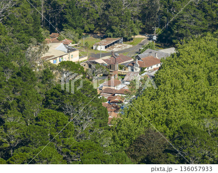 Drone photograph of the Queen Victoria Sanitorium in the Blue Mountains 136057933