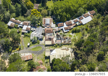 Drone photograph of the Queen Victoria Sanitorium in the Blue Mountains 136057935