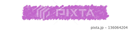 Pink handdrawn chalk quote frame in rectangle shape. Scribble banner with textured box background, highlight and textbox create modern graphic element for message or presentation. 136064204