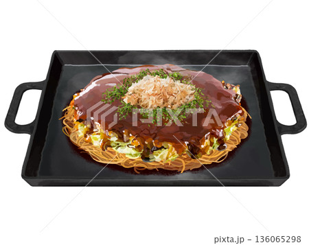 広島焼き（青のり、鰹節付き） 136065298