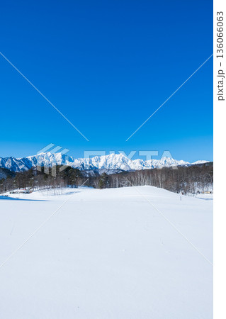 中山高原・スノートレッキング (北アルプスの眺め) 中山高原・スノートレッキング (北アルプスの眺め) 136066063