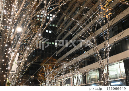 東京　丸の内のイルミネーション 136066449