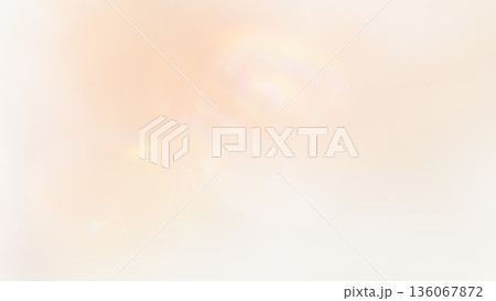 ふんわり光ぼかしグラデーション背景テクスチャー　ベージュ色　薄茶　ブラウン 136067872