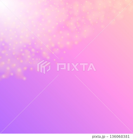 やわらかい光の粒子が広がるグラデーションの抽象背景 136068381