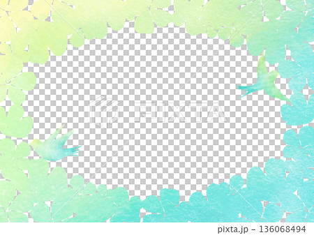 Happy Blue Bird - A gentle watercolor frame illustration. Design material with space. | Bird, Blue Bird, Frame, Water Happy Blue Bird - A gentle watercolor frame illustration. Design material with space. | Bird, Blue Bird, Frame, Water 136068494