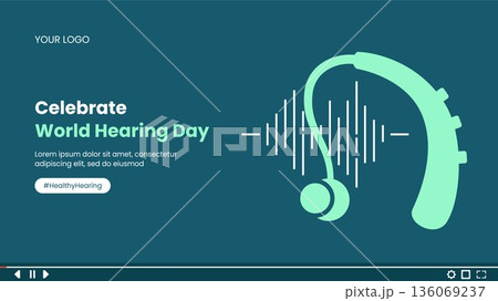 World Hearing Day Flat Cartoon Hand Drawn Thumbnail Background Illustration World Hearing Day Flat Cartoon Hand Drawn Thumbnail Background Illustration 136069237