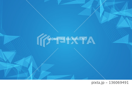 Abstract blue geometric with blank space design modern futuristic technology background vector Abstract blue geometric with blank space design modern futuristic technology background vector 136069491