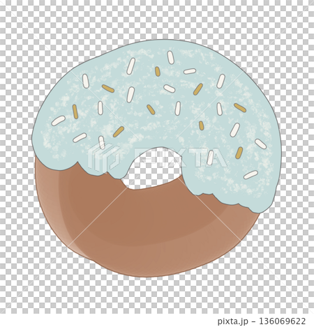 Not too sweet, cute donuts for adults _ Pale French chic color scheme (for a comfortable lifestyle design) 136069622