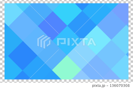 青のモザイクタイル背景イラスト|健康・医療・ビジネス向け 青のモザイクタイル背景イラスト|健康・医療・ビジネス向け 136070308