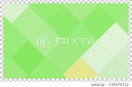 ライトグリーンのモザイクタイル背景｜健康・ウェルネス向け 136070312