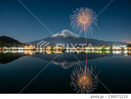 感動! 河口湖冬花火 感動! 河口湖冬花火 136071210
