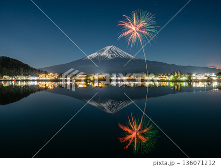 感動! 河口湖冬花火 感動! 河口湖冬花火 136071212