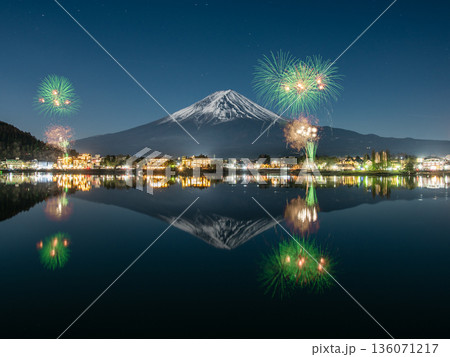 感動! 河口湖冬花火 感動! 河口湖冬花火 136071217