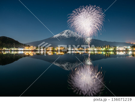感動! 河口湖冬花火 感動! 河口湖冬花火 136071219