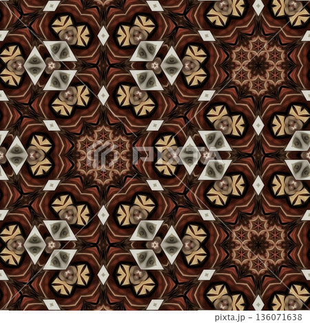 Design features an elegant wooden carved pattern inspired by traditional craftsmanship. Intricate relief and natural wood textures add warmth and depth, ideal for tiles, flooring, wall covering Design features an elegant wooden carved pattern inspired by traditional craftsmanship. Intricate relief and natural wood textures add warmth and depth, ideal for tiles, flooring, wall covering 136071638