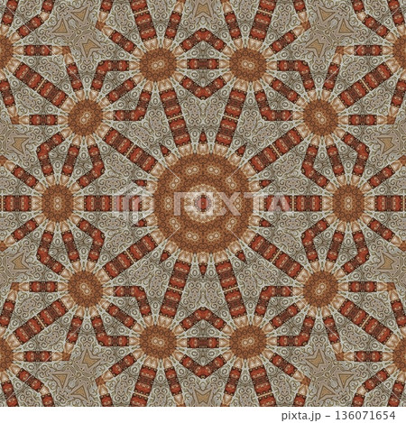 Design features an elegant wooden carved pattern inspired by traditional craftsmanship. Intricate relief and natural wood textures add warmth and depth, ideal for tiles, flooring, wall covering Design features an elegant wooden carved pattern inspired by traditional craftsmanship. Intricate relief and natural wood textures add warmth and depth, ideal for tiles, flooring, wall covering 136071654