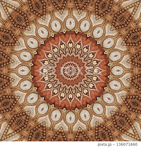 Design features an elegant wooden carved pattern inspired by traditional craftsmanship. Intricate relief and natural wood textures add warmth and depth, ideal for tiles, flooring, wall covering Design features an elegant wooden carved pattern inspired by traditional craftsmanship. Intricate relief and natural wood textures add warmth and depth, ideal for tiles, flooring, wall covering 136071660