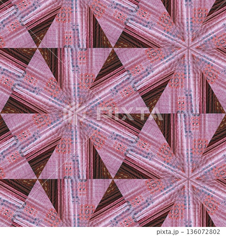 Abstract floral design features a pattern with rich textures and relief details. Soft pink, earthy brown, and muted blue tones add depth, making it ideal for textiles, wallpaper and fashion prints Abstract floral design features a pattern with rich textures and relief details. Soft pink, earthy brown, and muted blue tones add depth, making it ideal for textiles, wallpaper and fashion prints 136072802
