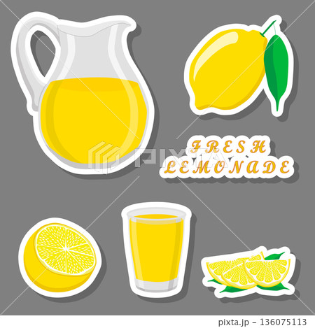 Various sweet tasty natural lemonade Various sweet tasty natural lemonade 136075113