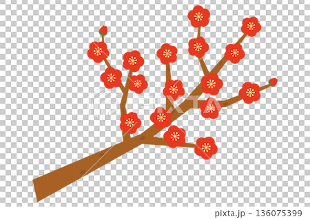 梅花樹的插圖 梅花樹的插圖 136075399