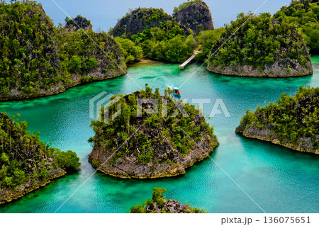 Beautiful views of the Raja Ampat Islands, West Papua, Indonesia 136075651