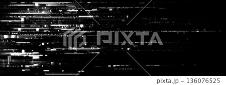Digital glitch texture with pixelated noise effect 136076525