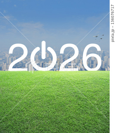 Happy new year 2026 success concept Happy new year 2026 success concept 136076717