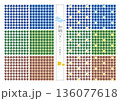和柄シームレスパターン バリエーション［千鳥格子］ 136077618