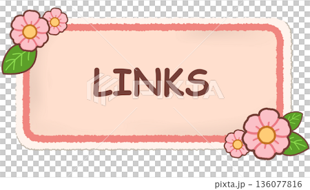 花卉橫幅材料(粉紅色) 花卉橫幅材料(粉紅色) 136077816