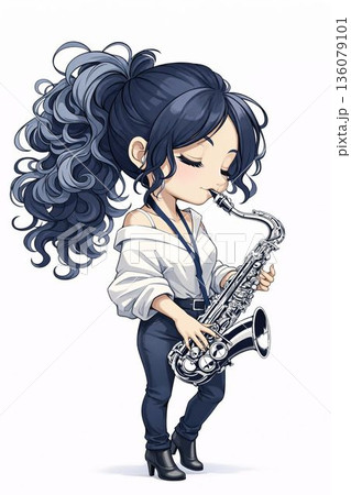 手描きイラストの個性を活かし、AI生成によって色味・質感・表現力を向上 136079101