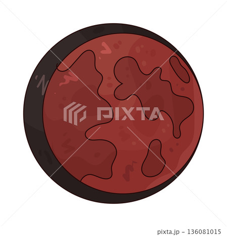 illustration of Lunar Eclipse 136081015