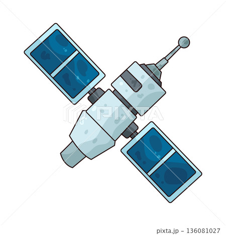 illustration of Space Station illustration of Space Station 136081027