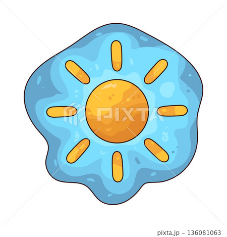 illustration of Shining Sun 136081063