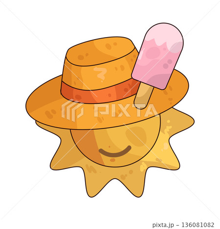 illustration of Summer Time illustration of Summer Time 136081082