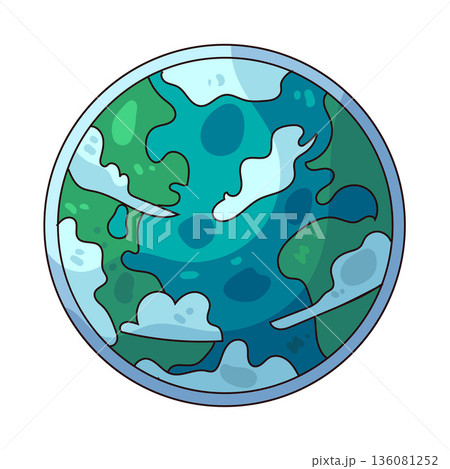 illustration of Earth illustration of Earth 136081252