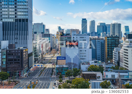 栄の街並み、完成間近のザ・ランドマーク名古屋栄〈愛知県名古屋市〉 136082553
