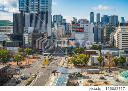 栄の街並み、完成間近のザ・ランドマーク名古屋栄〈愛知県名古屋市〉 136082557