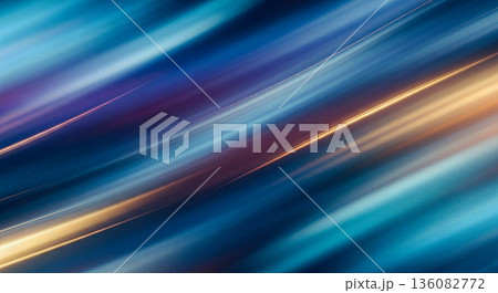 Abstract blue and gold background with smooth dynamic lines and motion blur effect for modern luxury technology design concept Abstract blue and gold background with smooth dynamic lines and motion blur effect for modern luxury technology design concept 136082772
