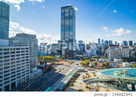 栄の街並み、完成間近のザ・ランドマーク名古屋栄〈愛知県名古屋市〉 136082841