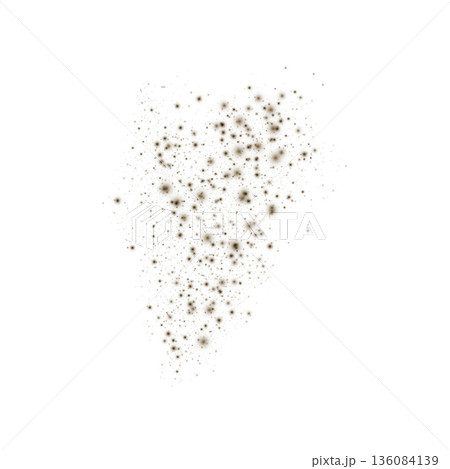 Dust powder or particles scattered, dusty overlay texture, sand splash effect, vector realistic ground spices splatter Dust powder or particles scattered, dusty overlay texture, sand splash effect, vector realistic ground spices splatter 136084139