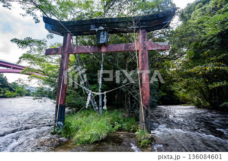 華瀬神社の鳥居(錦江町) 華瀬神社の鳥居(錦江町) 136084601