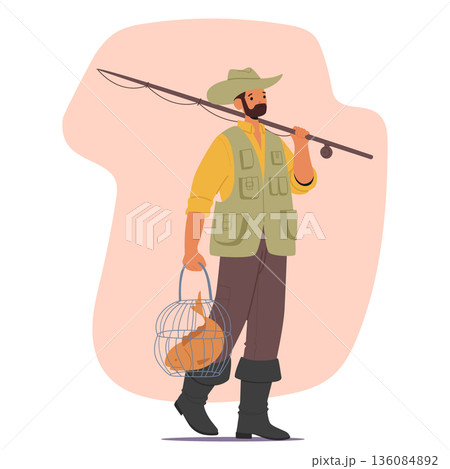 Fishing as traditional masculine hobby activities according to societal expectations of manhood Fishing as traditional masculine hobby activities according to societal expectations of manhood 136084892
