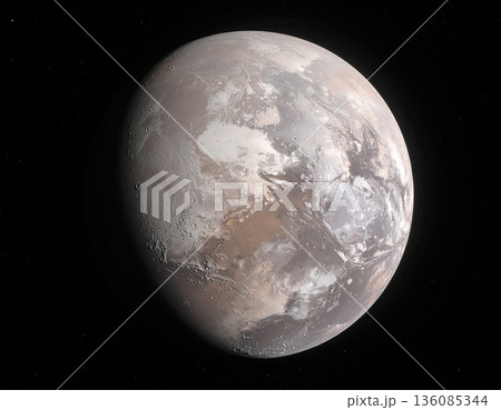 《AI画像》冥王星イメージ 《AI画像》冥王星イメージ 136085344