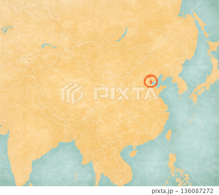 Map of China - Tianjin 136087272