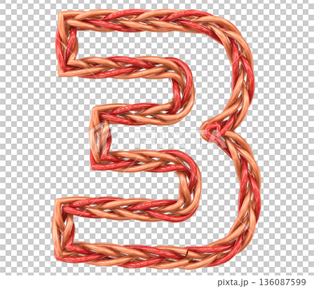 pile of rope pile of rope 136087599