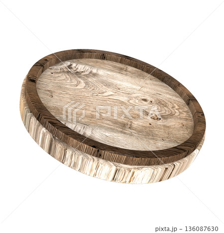 wooden sign isolated on white background 136087630